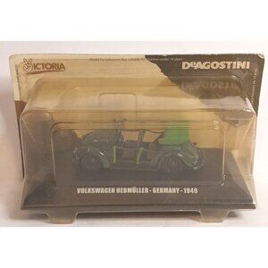 Victoria Volkswagon Beetle Hebmuller 1939 VW Deagostini Green Factory Sealed